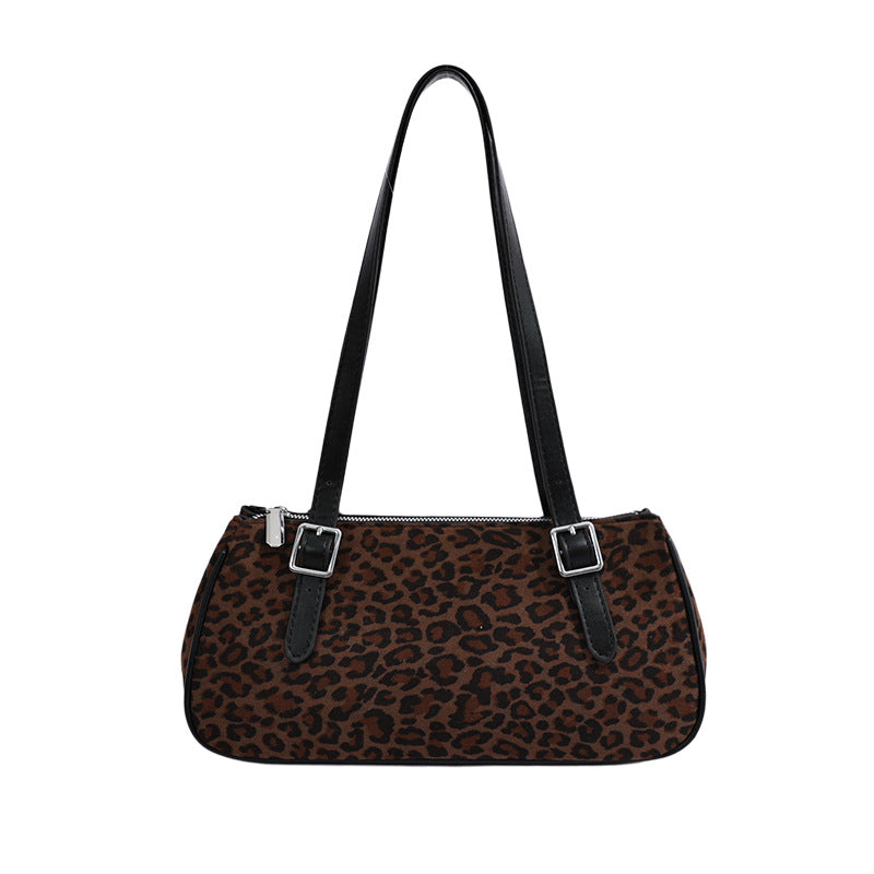 Chenova Leopard-Print Underarm Bag