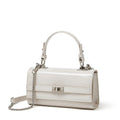 Chenova Croc-Embossed Genuine Leather Crossbody Bag