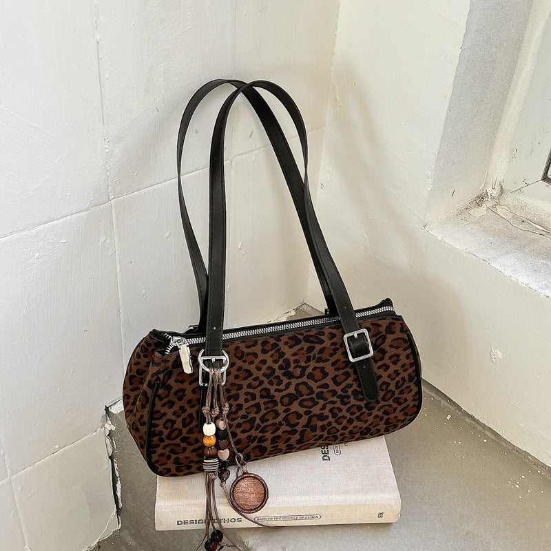 Chenova Leopard-Print Underarm Bag